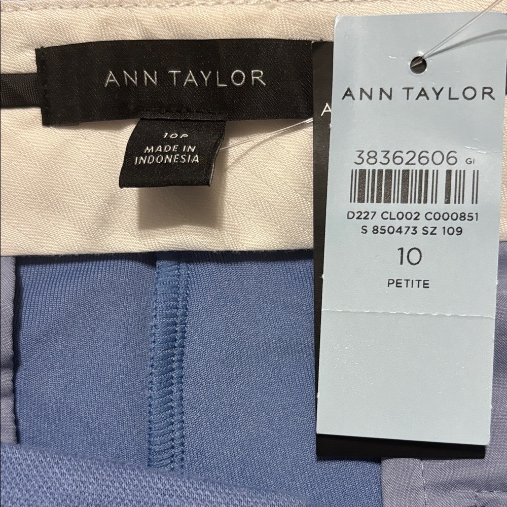 Ann Taylor Cropped Colony Blue Pants - Picture 5 of 8